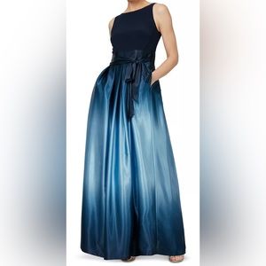 SL Fashions Ombré Floor Length Dress